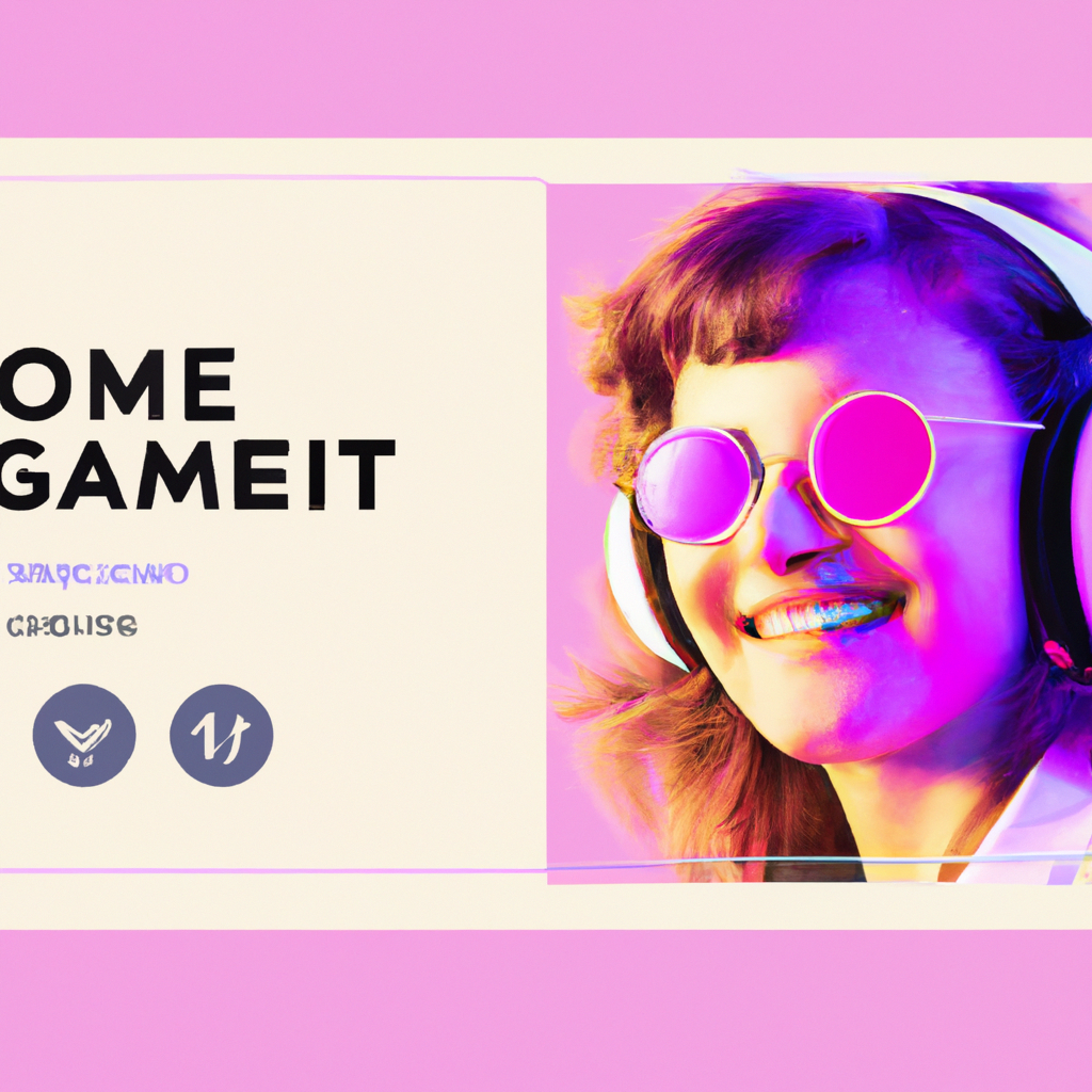 player portrait in neon